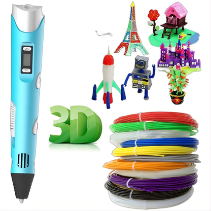 Bolígrafo Impresora 3D + Kit de Filamento de 9 M